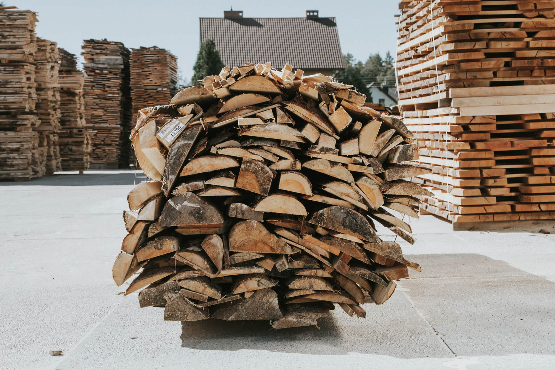 Sawn timber edges
