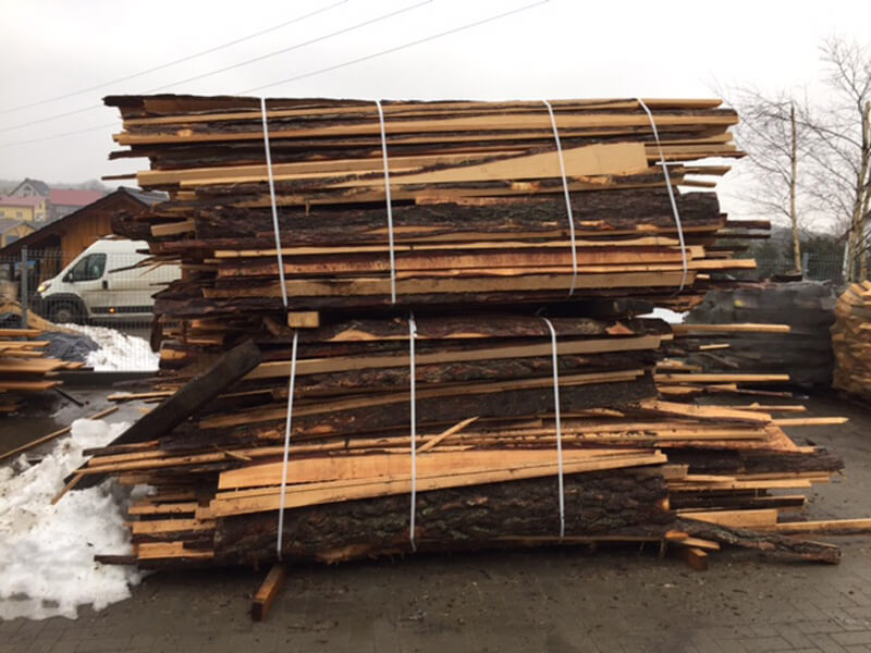 Sawn timber edges