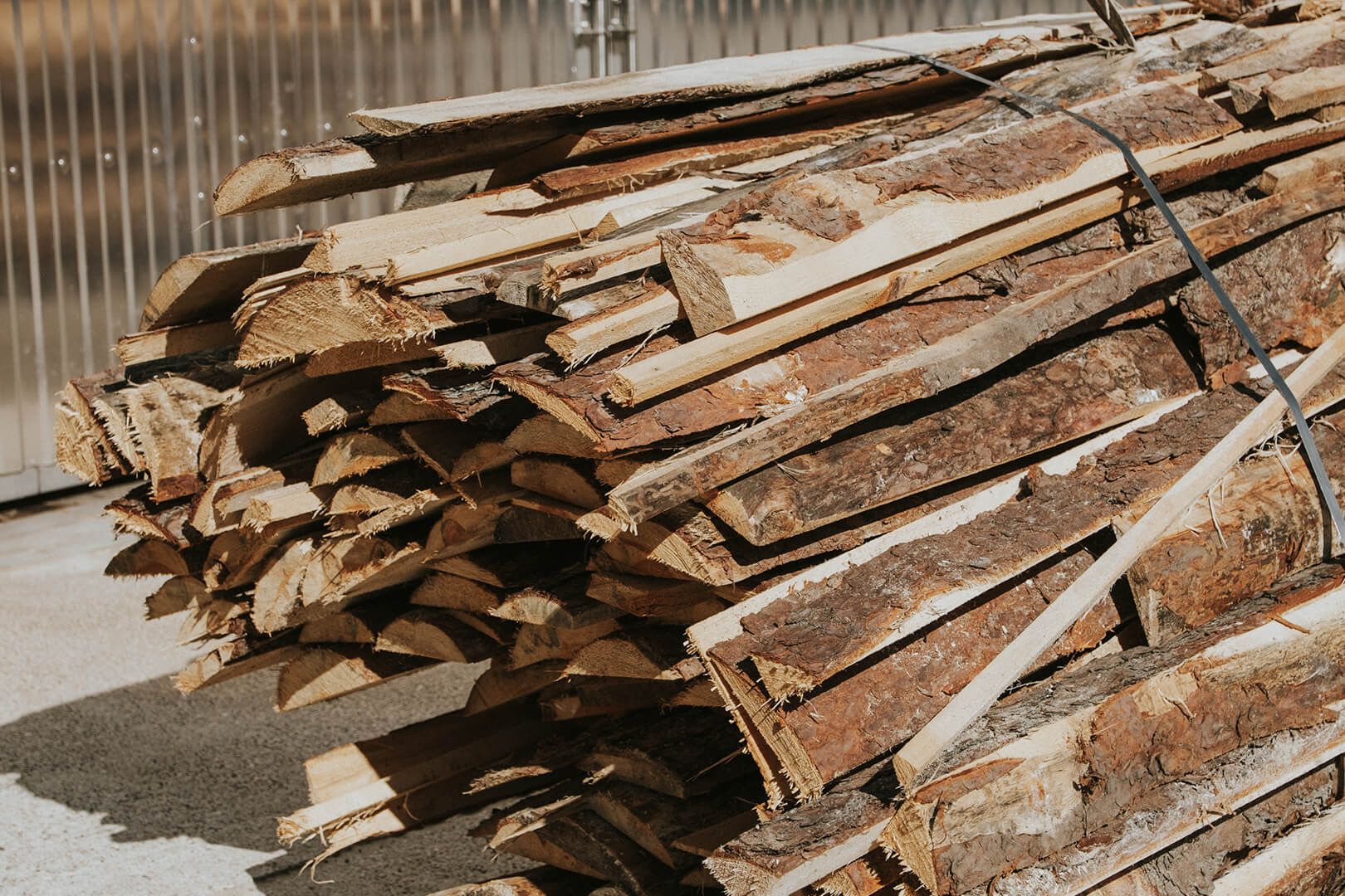 Sawn timber edges