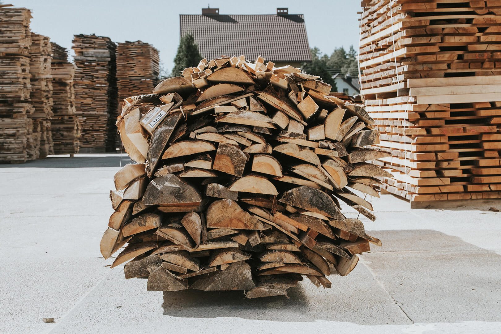Sawn timber edges